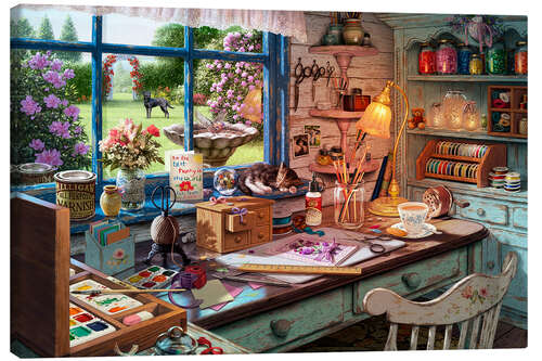 Lerretsbilde Grandmas Craft Shed