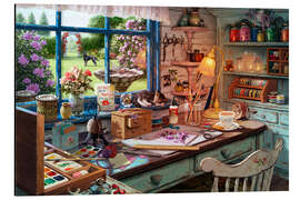 Magnettafel Großmutters Handarbeitsstube