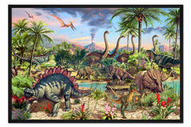 Gerahmter Kunstdruck Wasserstelle