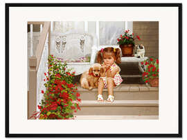 Gerahmter Kunstdruck Sommer Träumerei