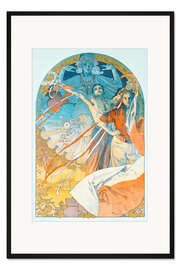 Gerahmter Kunstdruck 8. Sokol-Festival