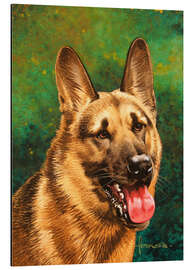 Cuadro de aluminio 25984 German shepherd