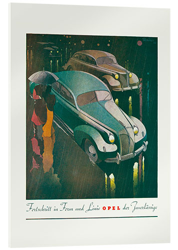 Akrylbillede Opel Vintage Advertising