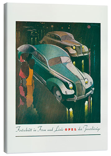 Obraz na płótnie Opel Vintage Advertising
