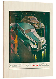 Cuadro de madera Opel Vintage Advertising