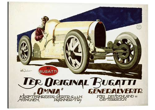 Quadro em alumínio The original Bugatti (German)