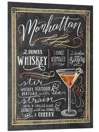 Foam board print Manhattan recipe