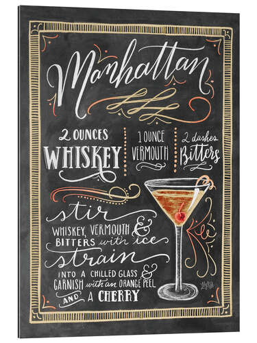 Gallery print Manhattan recipe