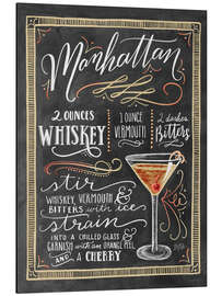 Magnettafel Manhattan Rezept (Englisch)