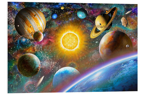 Foam board print Outer Space