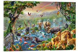 Akrylbilde  Jungle River - Adrian Chesterman
