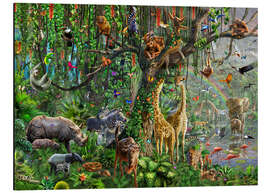 Magnettafel Urwaldbaum