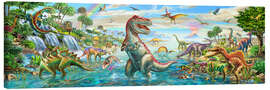 Canvas print Prehistoric Panorama