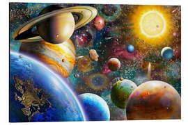 Magnettafel Fantastischer Weltraum