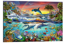 Magnettafel Paradies-Bucht