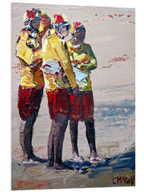 PVC-tavla Three lifeguards