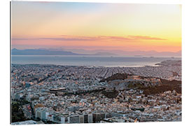 Gallery Print Sonnenuntergang in Athen