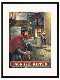 Gerahmter Kunstdruck Jack the Ripper