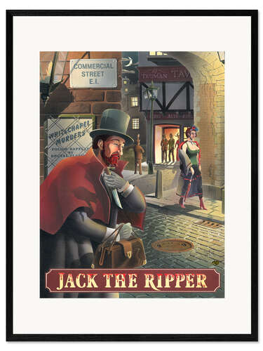 Innrammet kunsttrykk Jack the Ripper