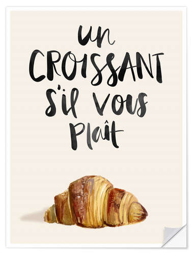 Muursticker Croissant (French)