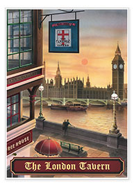 Wall print The London Tavern - Peter Green's Pub Signs Collection