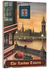 Tableau en bois The London Tavern - Peter Green's Pub Signs Collection