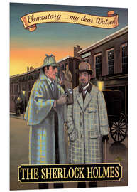 Hartschaumbild Der Sherlock Holmes