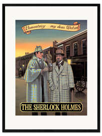 Impresión de arte enmarcada The Sherlock Holmes