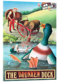 Cuadro de metacrilato The Drunken Duck - Peter Green's Pub Signs Collection
