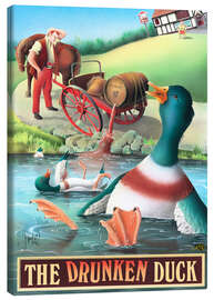 Lienzo The Drunken Duck - Peter Green's Pub Signs Collection