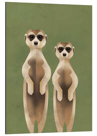 Magnettafel Erdmännchen