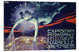 Magnettafel Intern. Elektrizitätsausstellung Marseille 