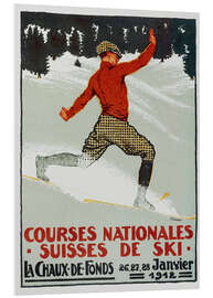 PVC-taulu Courses national suisses de ski / La Chaux de Fonds