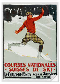 Wall sticker Courses national suisses de ski / La Chaux de Fonds