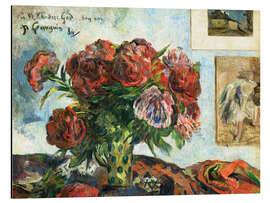 Magnettafel Pfingstrosen