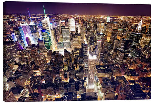 Canvas-taulu View of Manhattan from The Empire State Building