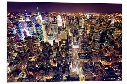 PVC-taulu View of Manhattan from The Empire State Building