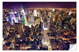 Naklejka na ścianę View of Manhattan from The Empire State Building