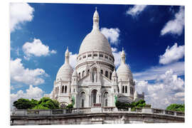 Foam board print The Basilica Minor Sacré-Cœur de Montmartre