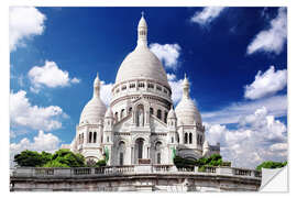 Vinilo para la pared The Basilica Minor Sacré-Cœur de Montmartre