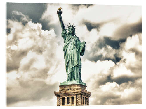 Acrylglas print Statue of Liberty - symbol of New York