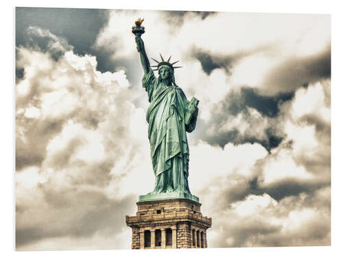 PVC print Statue of Liberty - symbol of New York