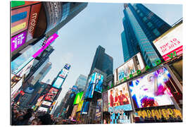 Cuadro de plexi-alu Times Square - most popular spot in New York