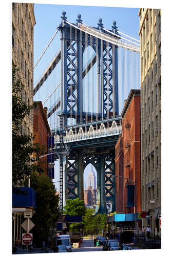 PVC-taulu Manhattan Bridge and Empire State Building