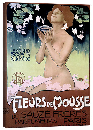 Tableau sur toile Parfum Fleurs de Mousse de Sauzé Frères