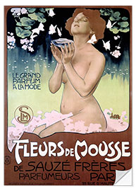 Wall sticker Fleurs de mousse, 1898