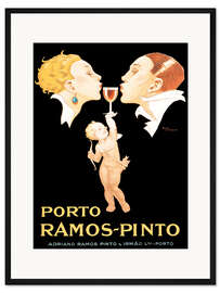 Gerahmter Kunstdruck Porto Ramos-Pinto