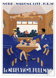 Muursticker Londres-Vichy Pullman