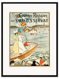 Gerahmter Kunstdruck Grandes Régates de St. Malo - St. Servan