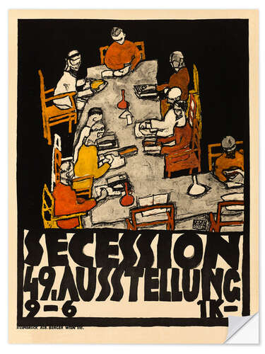 Naklejka na ścianę Get Together: Secession, 49th exhibition (German)